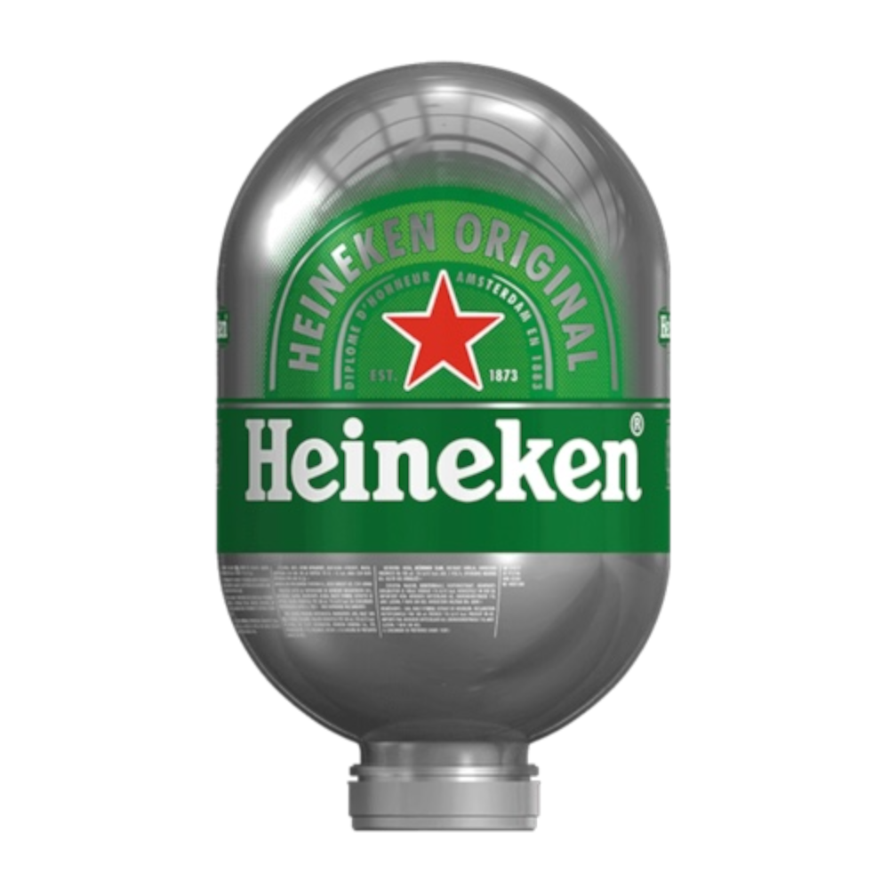 Heineken 8 liter Blade biervat set Spanje Heineken 8 liter Blade biervat set Spanje