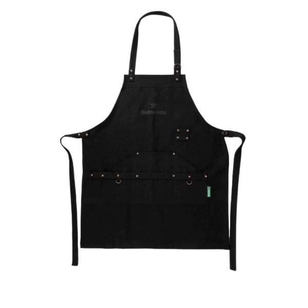 Heineken Blade BBQ-schort zwart