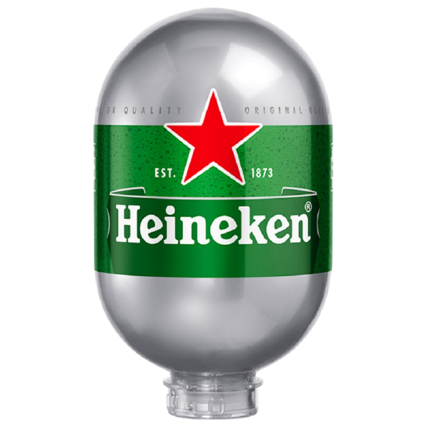 Heineken Blade set voor Spanje actie met glazen en biervat
